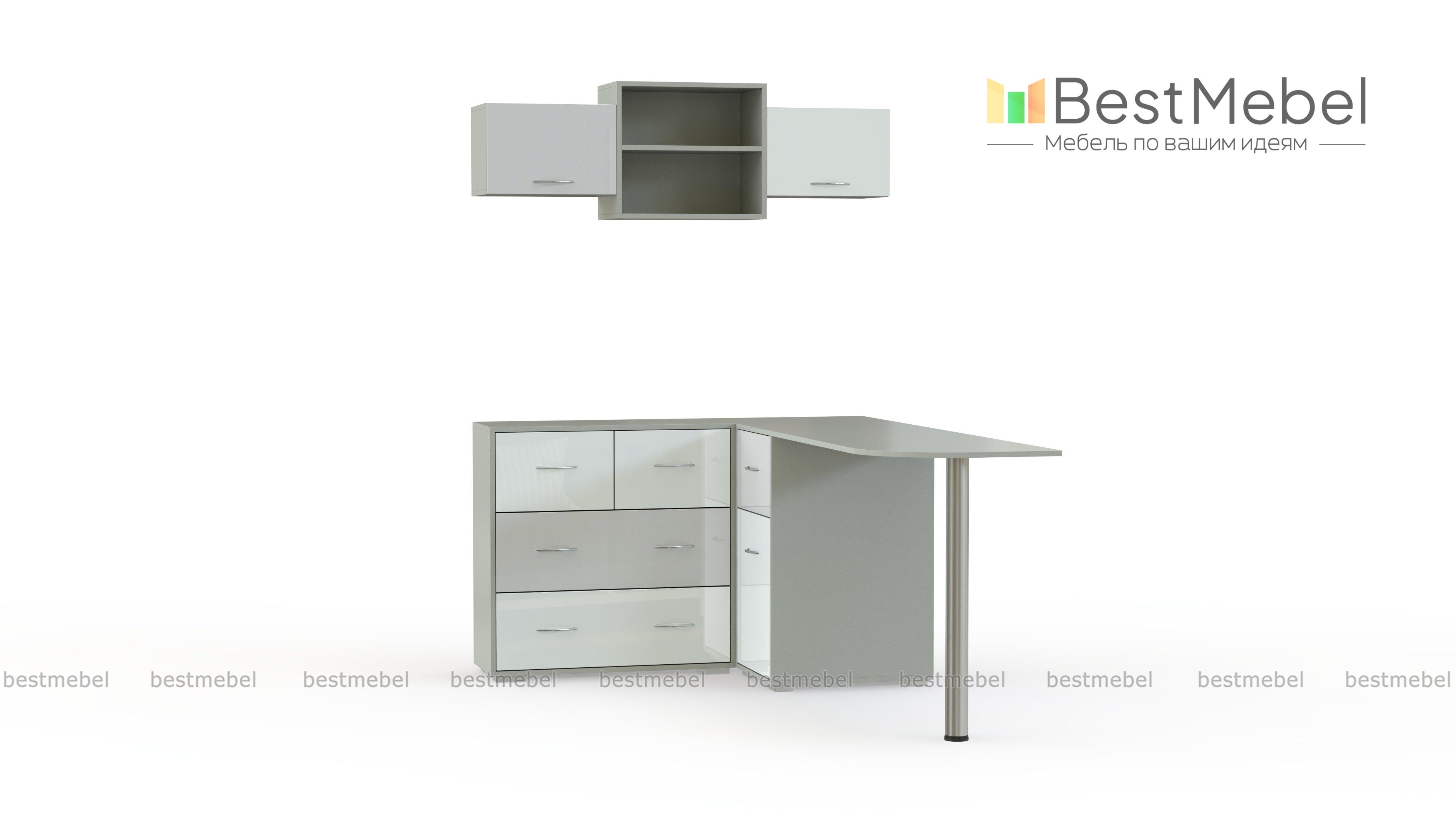 Письменный стол Глэм 3 BMS - Фото