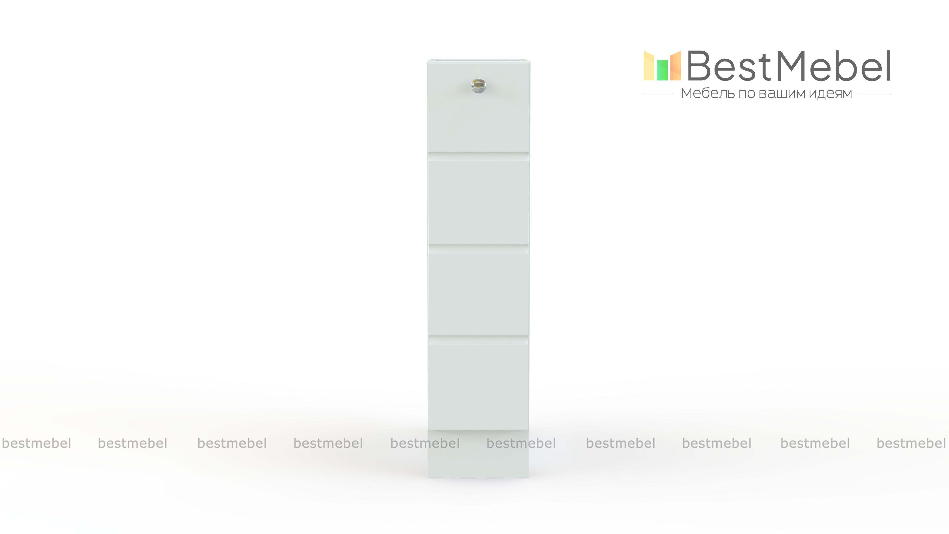 Тумба с бутылочницей Квадро BMS - Фото