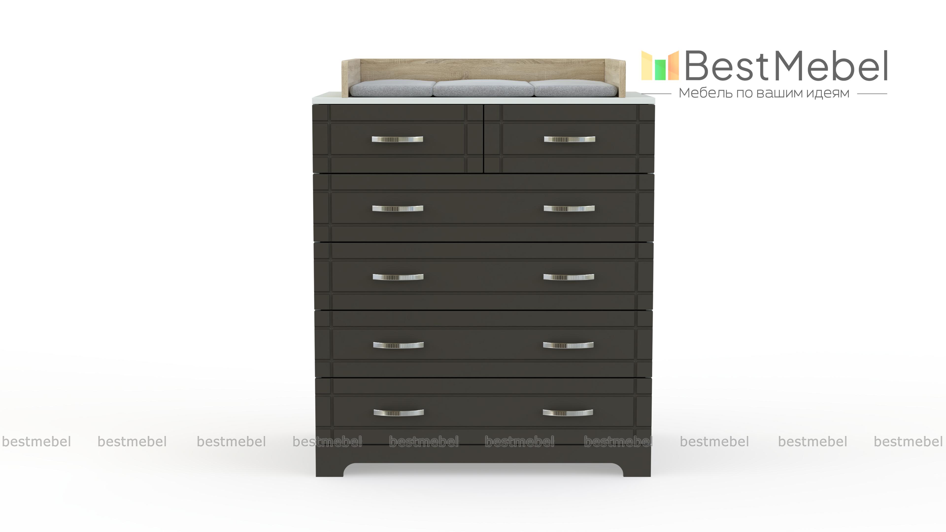 Пеленальный комод Кейт 4 BMS - Фото