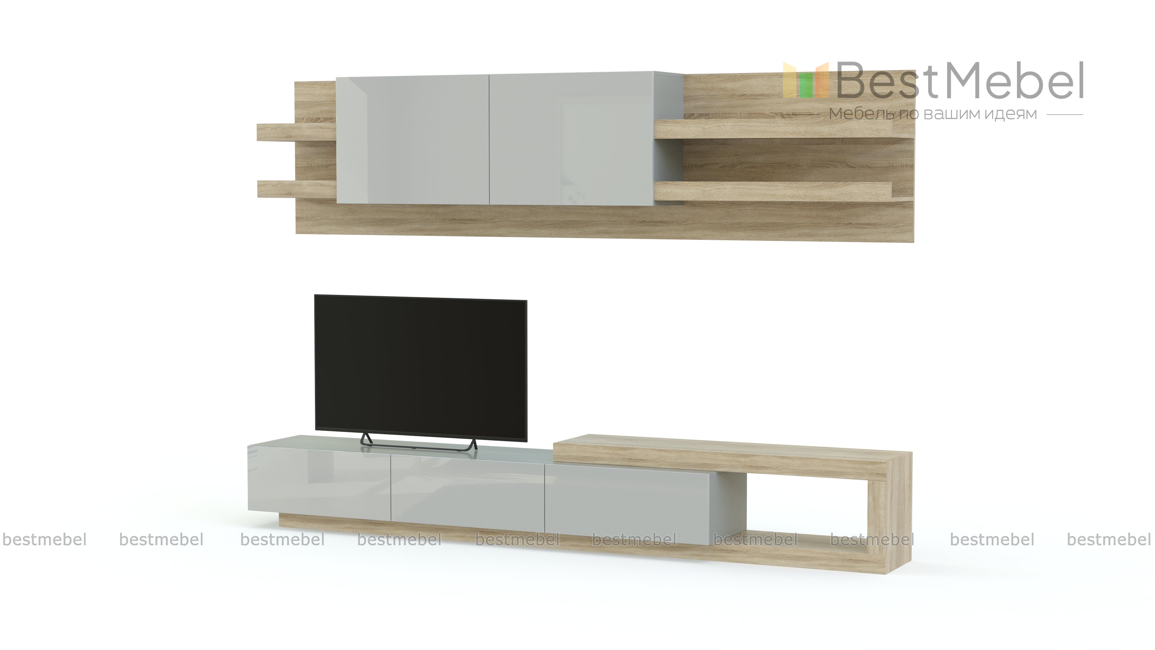 Гостиная Мдф глянец BMS