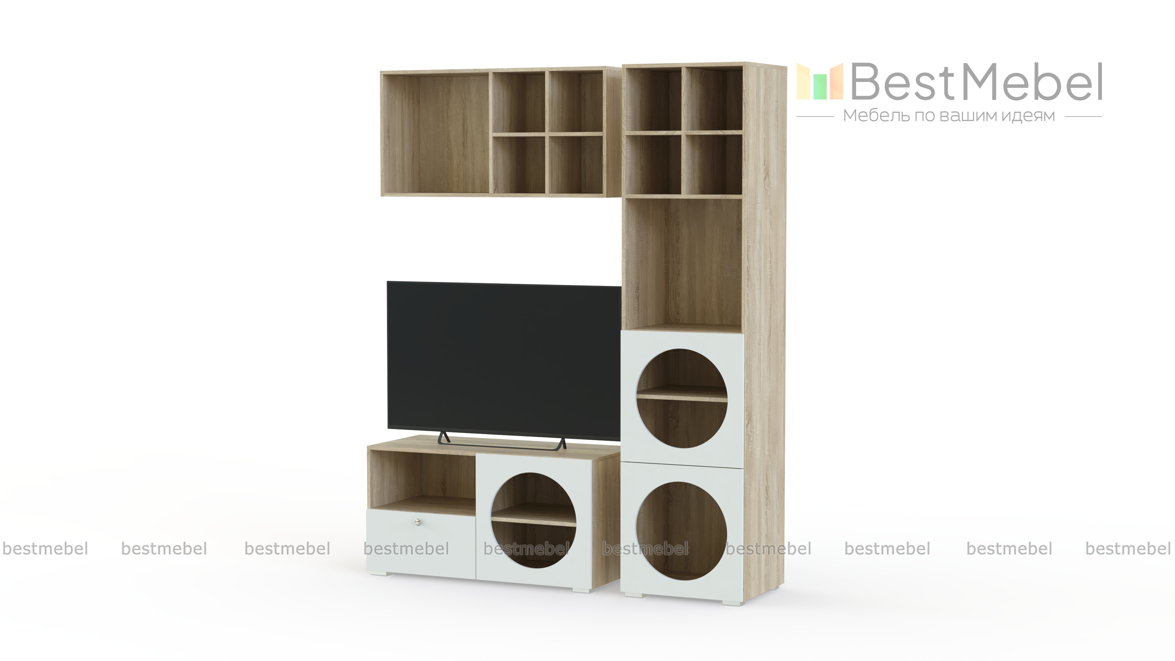 Стенка для гостиной Авелин 1 BMS