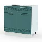 Тумба напольная 2 ящика и двери Греция BMS - Фото 7