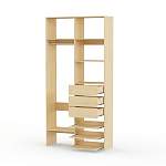 Стеллаж для одежды Мирта 84 BMS - Фото 12