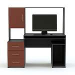 Компьютерный стол Марти глянец 9 BMS - Фото 2