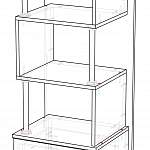 Схема сборки Стеллаж Ника 412 BMS