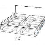 Схема сборки Кровать двуспальная Виктория BMS