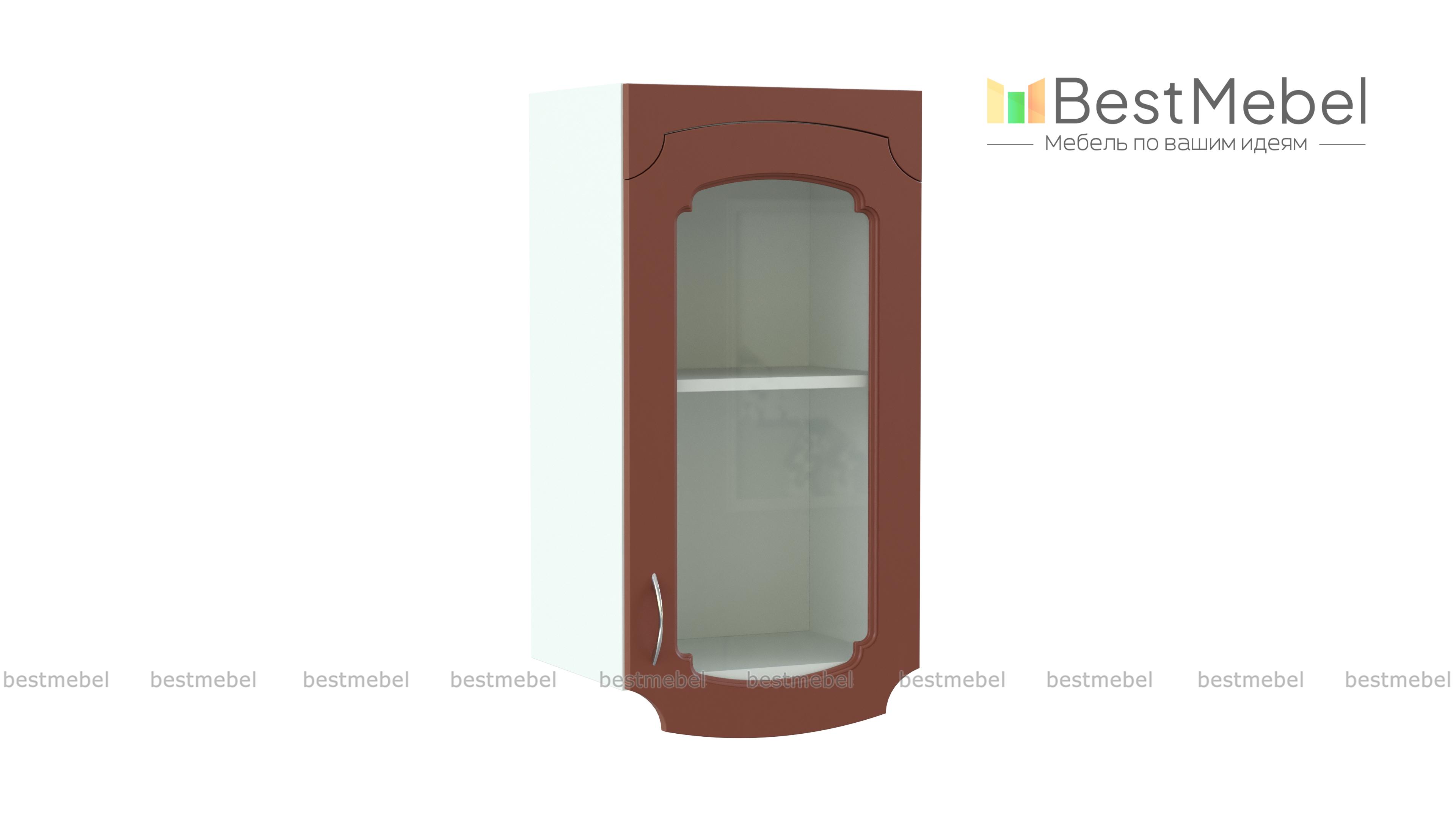 Эмилия шкаф-витрина 1ДВ BMS - Фото