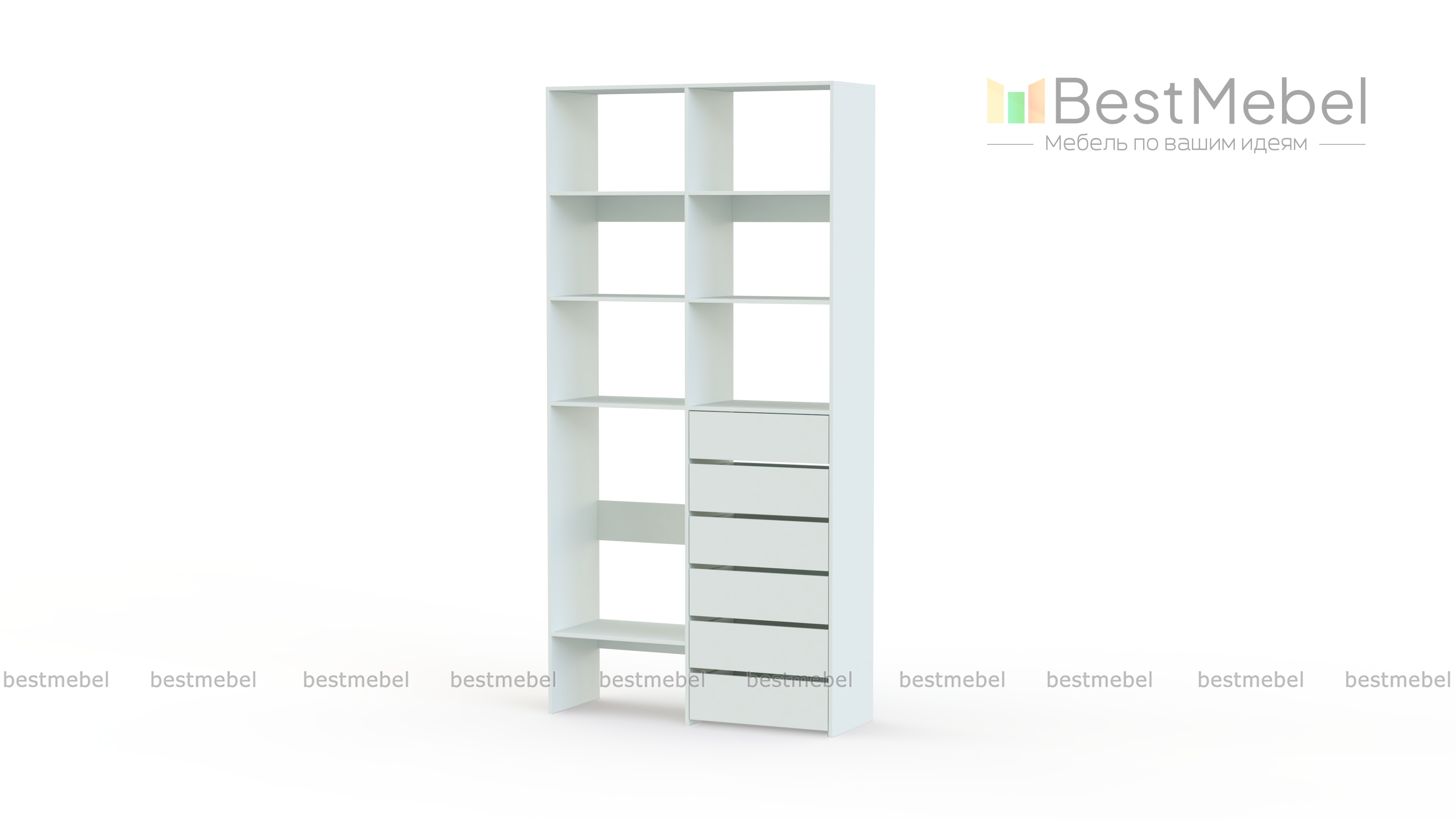 Стеллаж для одежды Мирта 39 BMS