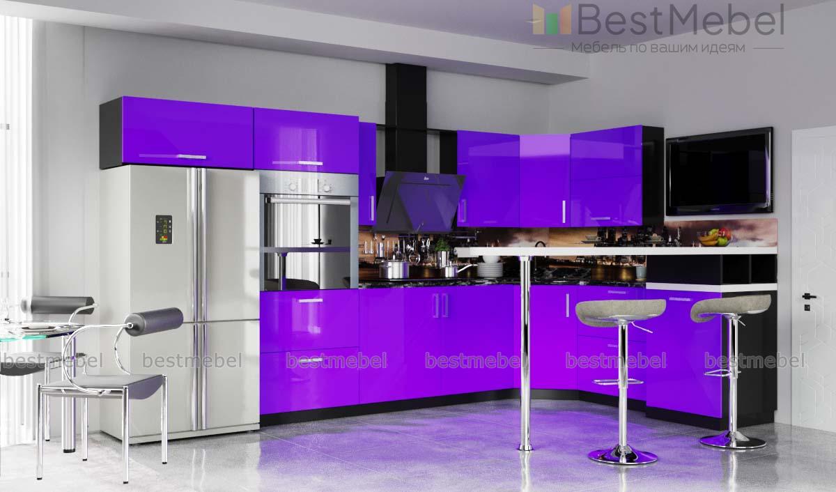 Кухня с барной стойкой Морис BMS - Фото